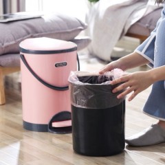 【買1送90只垃圾袋】垃圾桶腳踏家用帶蓋可愛衛(wèi)生間大號(hào)客廳廚房