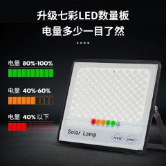 太陽能燈家用庭院燈室內(nèi)LED光控戶外投光燈照明一拖二新農(nóng)村路燈