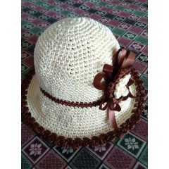 農(nóng)民自產(chǎn)自銷 手工 編織 帽子 純手工編織 遮陽(yáng)帽