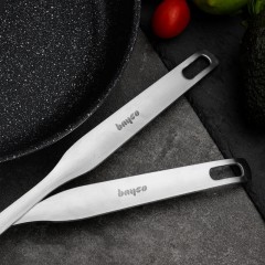 鍋鏟炒菜鏟子廚房廚具套裝不銹鋼家用湯勺大號勺子喝湯漏勺過濾網