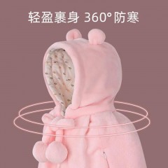 嬰兒披風秋冬加厚兒童斗篷男女寶寶新生嬰幼兒外出防風保暖外套