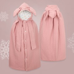 嬰兒披風秋冬加厚兒童斗篷男女寶寶新生嬰幼兒外出防風保暖外套