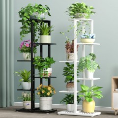 鐵藝花架落地式花盆架多層省空間室內(nèi)外客廳陽(yáng)臺(tái)綠蘿花架子