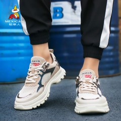 稻草人男鞋夏季飛織透氣網(wǎng)面鞋男休閑鞋子男潮鞋2020新款運(yùn)動鞋男