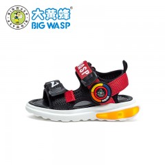 兒童涼鞋夏季透氣女寶寶鞋子厚底防掉跟學(xué)步鞋軟底機能鞋潮