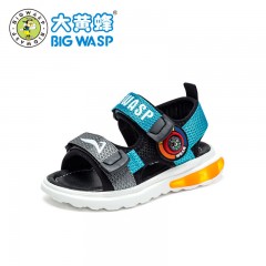 兒童涼鞋夏季透氣女寶寶鞋子厚底防掉跟學(xué)步鞋軟底機能鞋潮