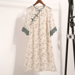 200斤胖妹妹漢服中國風夏季新款大碼女裝復古穿搭女仙女裙連衣裙【預售7天內發(fā)完】