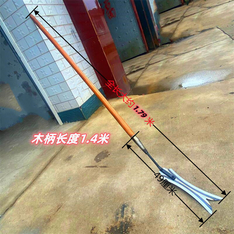 釤刀農(nóng)用割草加厚全鋼雙刃刀頭割蘆葦水草開荒除草必備工具